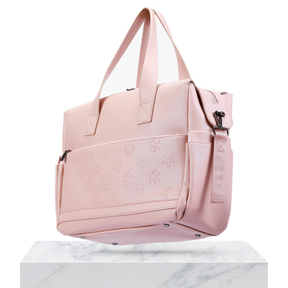Brisby Venezia weekendtas roze - incl. ophanghaken
