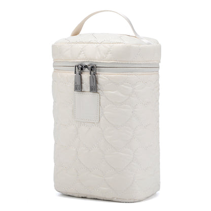 Florence diaper bag 17L cream - shoulder bag, changing bag - hard-wearing - incl. cool bag, changing mat and stroller hooks - nylon