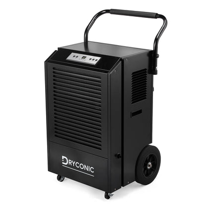 Dryconic Bouwdroger 90L - Professionele luchtontvochtiger - ContinuousDrain® - Auto-Defrost - JobSite™ metalen behuizing - Extra grote luchtinlaat
