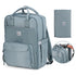 Brisby slijtvaste Luiertas – verzorgingstas – met buggymontage - Mist Blue