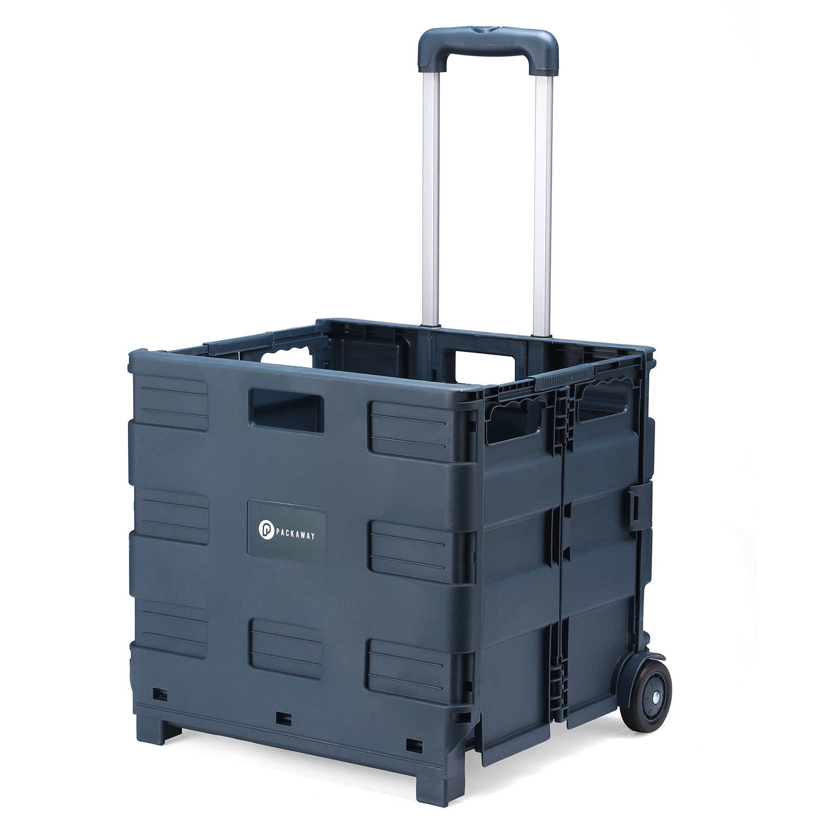 Packaway Boodschappentrolley krat XL 50L blauw
