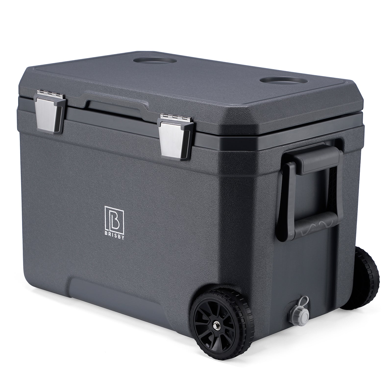 Cool box 45L grey - 3 days insulation - 4 cooling elements - temperature-safe closure