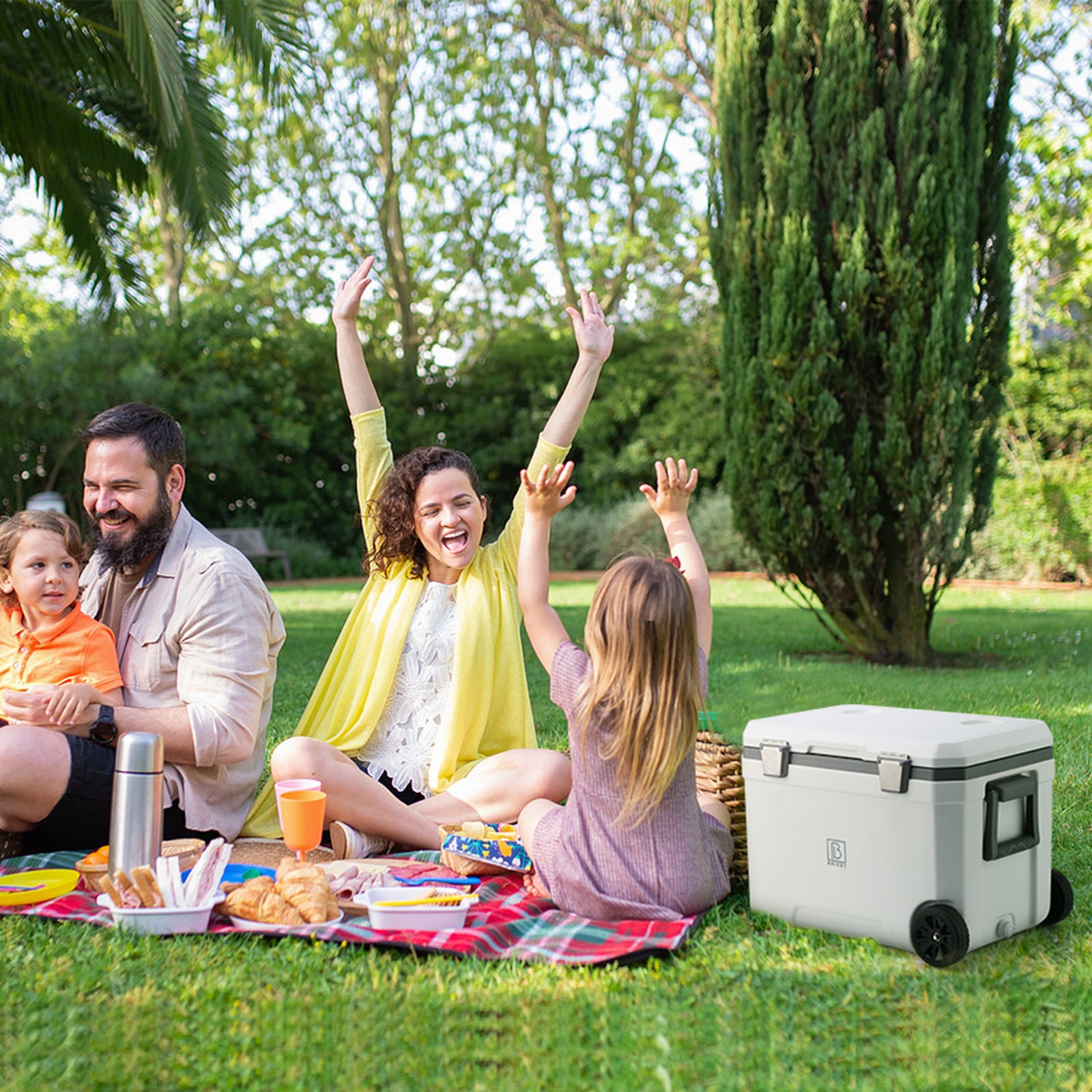 Brisby Koelbox 45L wit - incl. 4 koelelementen