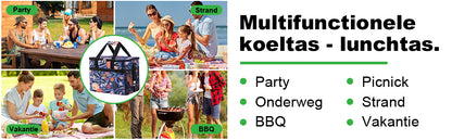 Packaway Koeltas 30L valencia - incl. 4 koelelementen, draagband