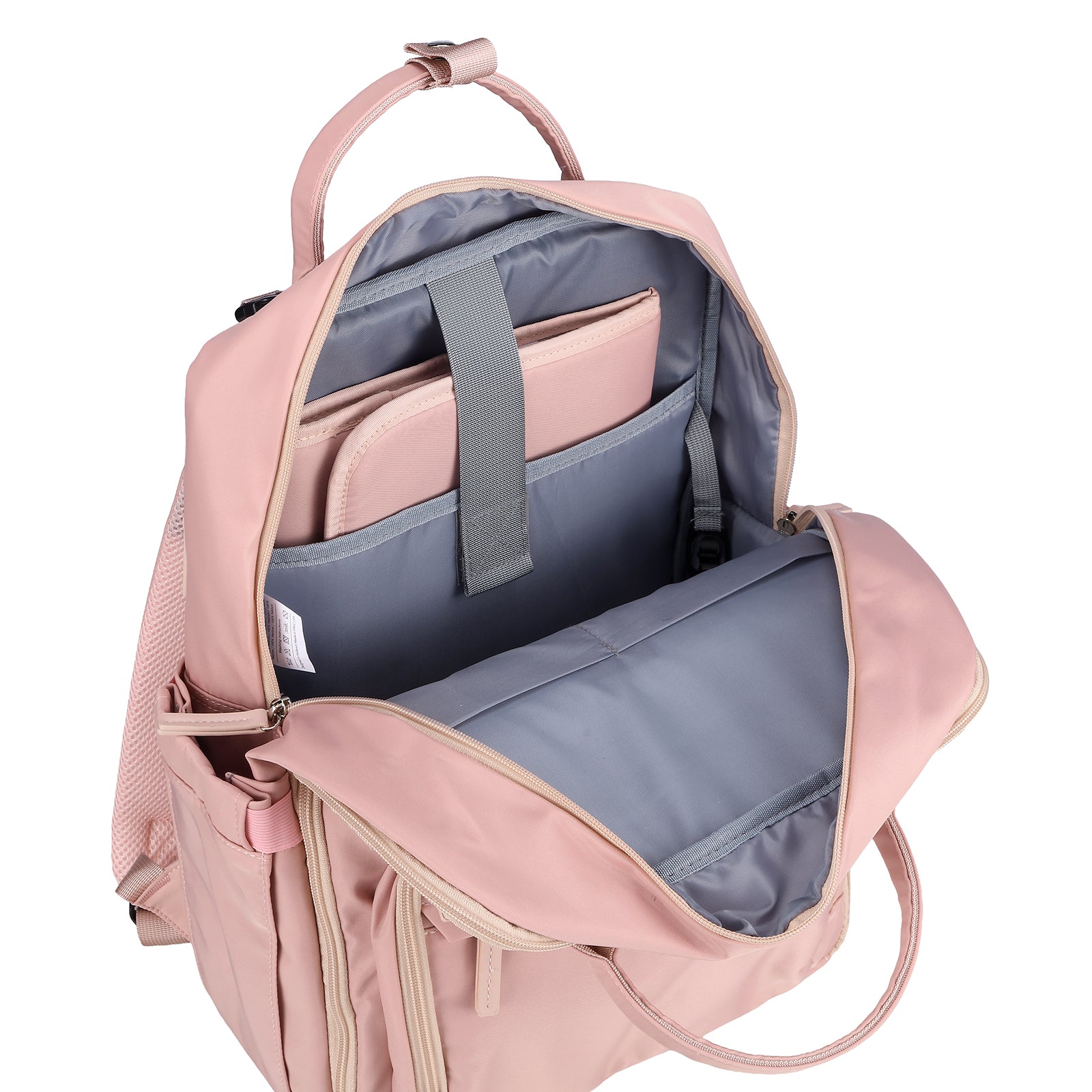Brisby slijtvaste Luiertas – verzorgingstas – met buggymontage - Soft Pink