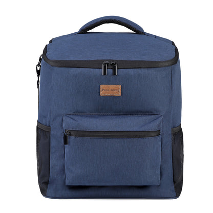 Packaway Koeltas rugzak 25L blauw - incl. 2  koelelementen, flessenopener