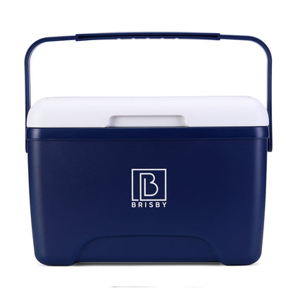 Brisby Compressor koelbox 58,1L blauw + 8L koelbox blauw set - incl. 2x 1,2L thermosbeker