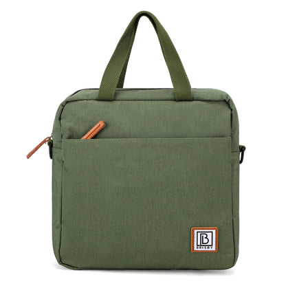 Brisby Koeltas Lunchtas 7L - Inclusief 2 Koelelementen & Schouderband - Groen