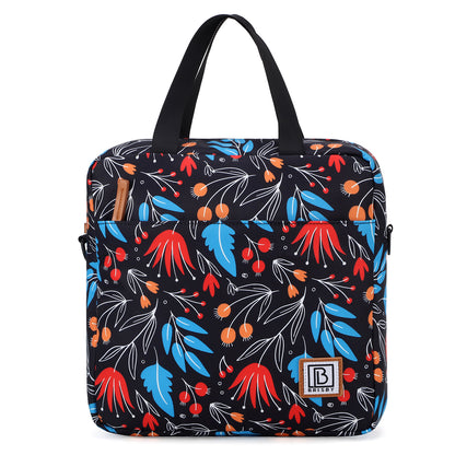 Brisby Koeltas Lunchtas 7L - Inclusief 2 Koelelementen & Schouderband - Night Flower