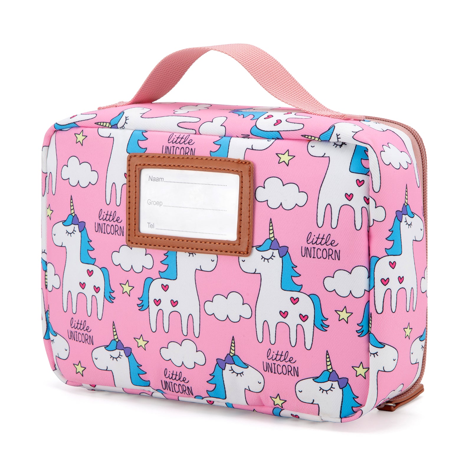 Brisby Koeltas & Lunchtas 2,5 Liter voor Kinderen - Inclusief Koelelement & Naamkaartje - Eenhoorn - Unicorn