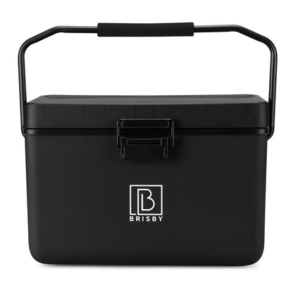 Cool box 12L with handle black - dividers - cutting boards - up to 40 hours insulation - incl. 2 cooling elements of 200ml