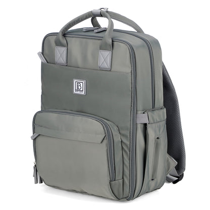 Brisby slijtvaste Luiertas – verzorgingstas – met buggymontage - Mist Green