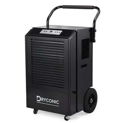 Dryconic Bouwdroger 90L - Professionele luchtontvochtiger - ContinuousDrain® - Auto-Defrost - JobSite™ metalen behuizing - Extra grote luchtinlaat