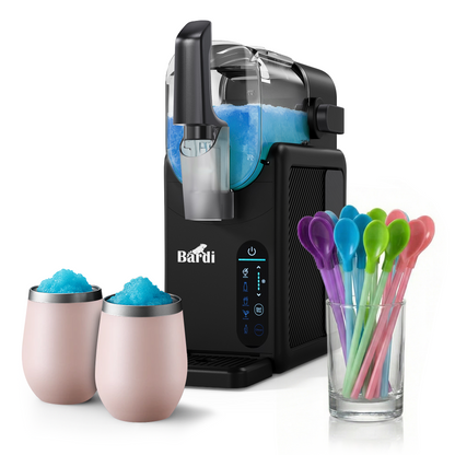 Bardi Slushmachine 2,6L  + 2 thermoscups roze set - 7-in-1