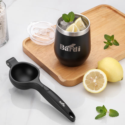 Bardi citruspers zwart - handpers - incl. gratis e-book
