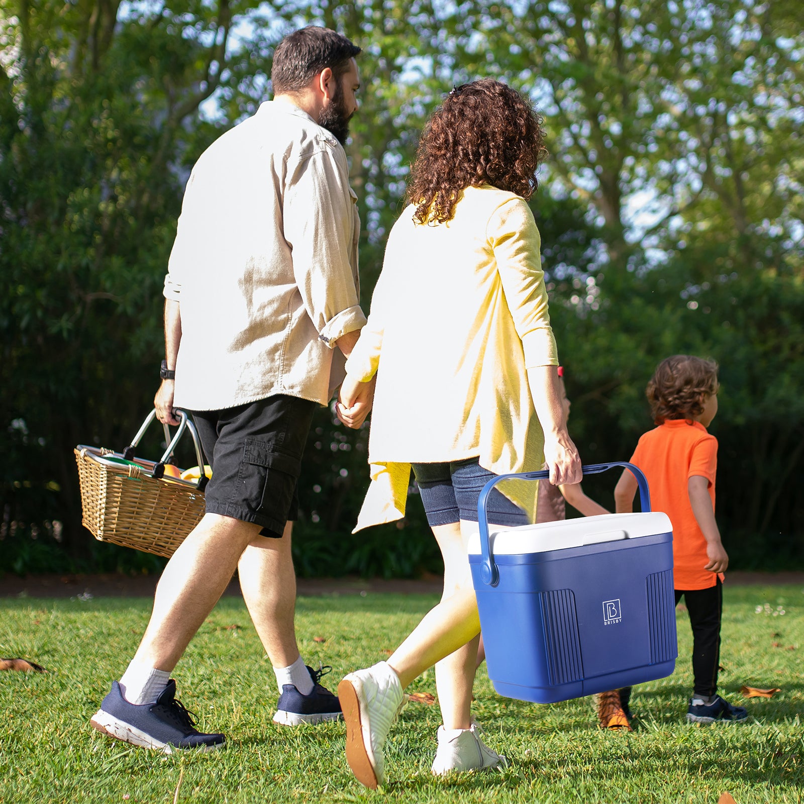 Brisby Koelbox - Frigobox - 22L - Blauw - Tot maximaal 40 uur isolatie - Incl. 4 dikke koelelementen van 450ml en 3 Delige Set Vershoudbakjes - Temperatuur veilige sluiting - Met koelelementen vergrendeld in deksel