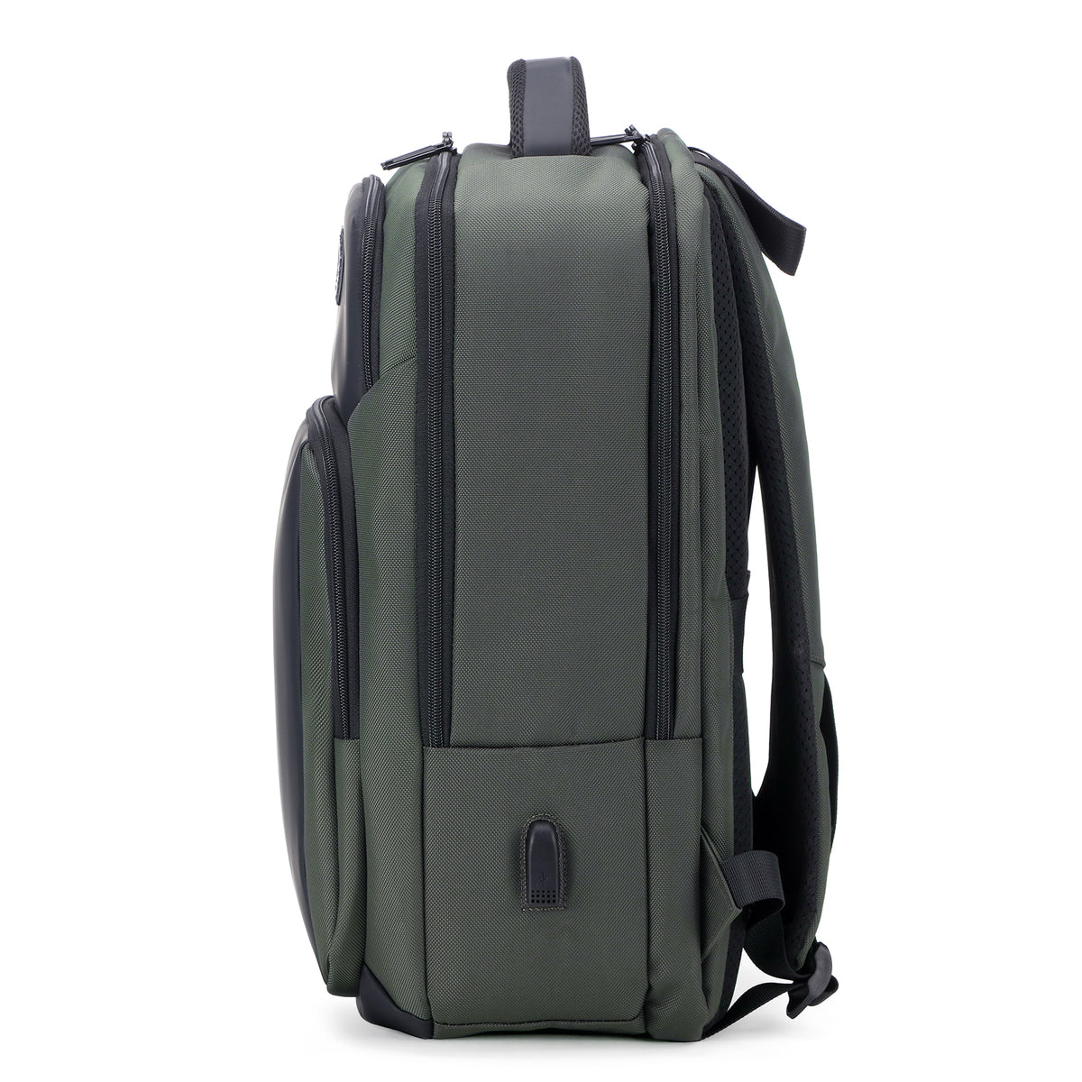 Brisby Rugzak Pro 1 – Laptoprugzak tot 15,7 inch voor Werk, School en Reizen – Waterafstotend – Met Tabletvak, Antidiefstalvak en Trolleysleeve - Groen