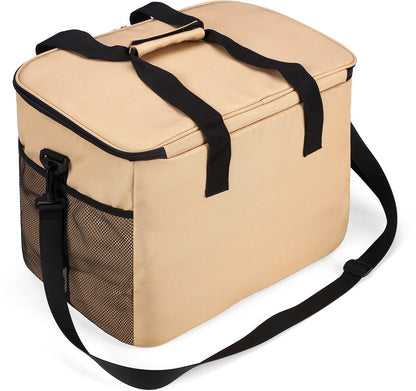 Packaway 4 Laags Geïsoleerde Lunchtas - 40 liter Koeltas - Beige