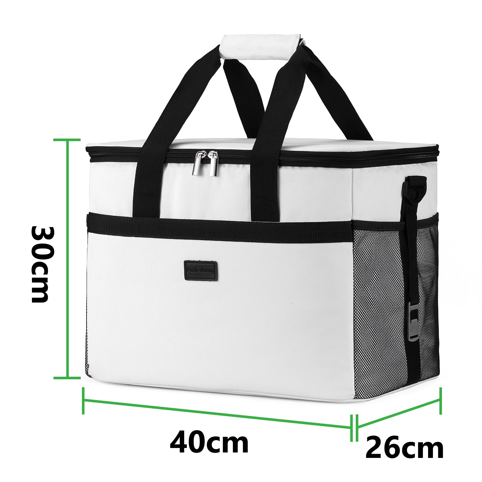 Packaway Koeltas 40L wit - incl. 6 koelelementen, draagband