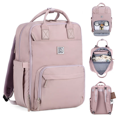 Brisby slijtvaste Luiertas – verzorgingstas – met buggymontage - Calm Lila