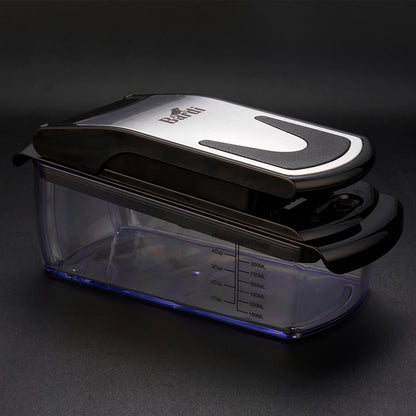 Bardi 11-delige mandoline - groentesnijder - zwart