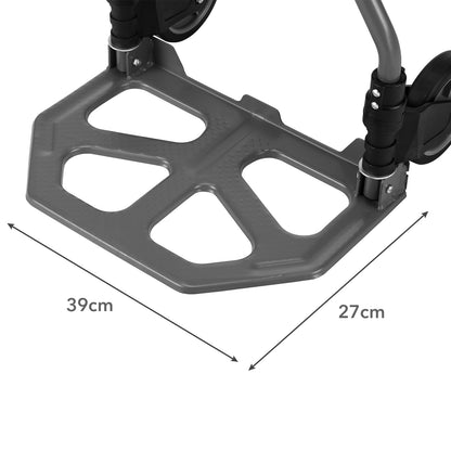 Packaway Steekwagen 75kg zwart - opvouwbaar