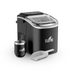 Bardi Deluxe Ice Cube Machine 1.2L black - Self-cleaning function - ice cube maker with ice scoop - Incl. luxury thermos cup and ice scoop