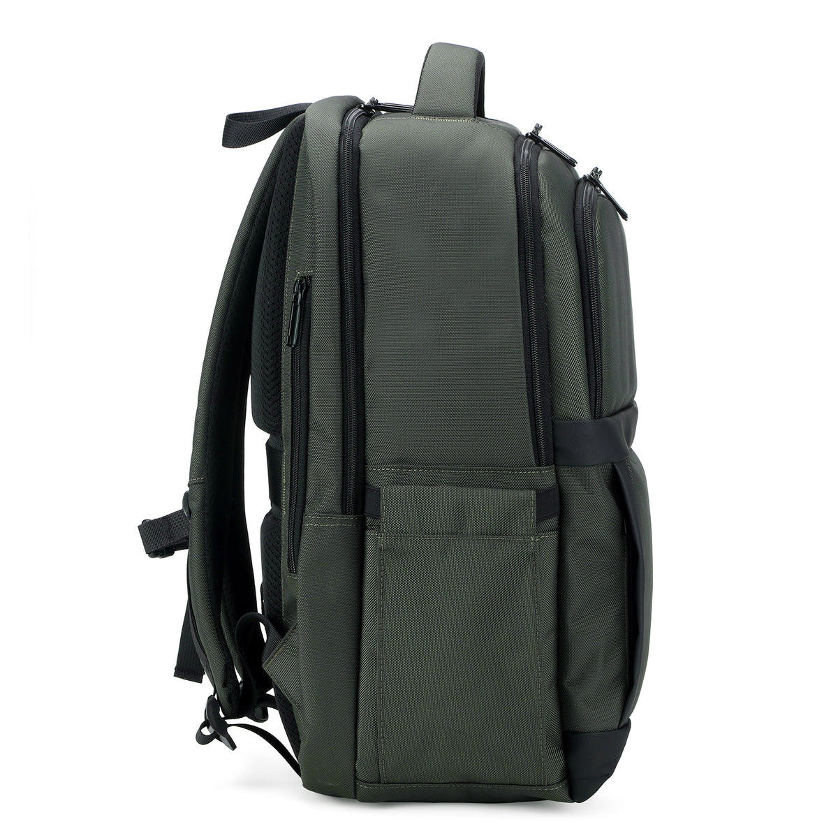 Brisby Rugzak Pro 2 – Laptoprugzak tot 15,7 inch voor Werk, School en Reizen – Waterafstotend – Met Tabletvak, Antidiefstalvak en Trolleysleeve – Groen
