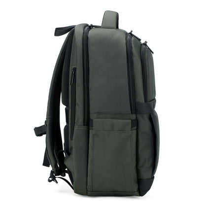 Brisby Rugzak Pro 2 – Laptoprugzak tot 15,7 inch voor Werk, School en Reizen – Waterafstotend – Met Tabletvak, Antidiefstalvak en Trolleysleeve – Groen