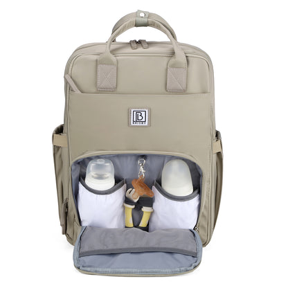 Brisby slijtvaste Luiertas – verzorgingstas – met buggymontage - Mist Green