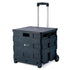 Packaway Boodschappentrolley krat XL 50L blauw - incl. deksel
