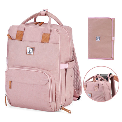 Brisby Luiertas original roze - incl. buggymontage en verschoningsmat