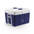 Brisby Elektrische Koelbox 40 Liter - Inclusief Gratis 8L Koelbox - 12V & 230V - Koelen & Verwarmen - Met Wielen & Comfort Grip® Handgrepen - Blauw