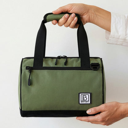 Koeltas 10L avant -  Lunchtas - 4-laags geïsoleerd - 2 gratis koelelementen - incl. schouderband - Groen