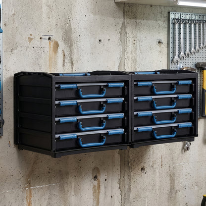 Packaway 5 Delige Draagbare Luxe  Assortimentsdoos, Assortimentskoffer Met 65 Uitneembare bakjes.