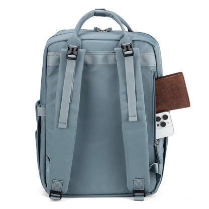 Brisby slijtvaste Luiertas – verzorgingstas – met buggymontage - Mist Blue