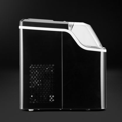 Bardi IJsblokjesmachine 3,2L ijsblokken zwart - 20 kg ijs per 24 uur - incl. thermosbeker