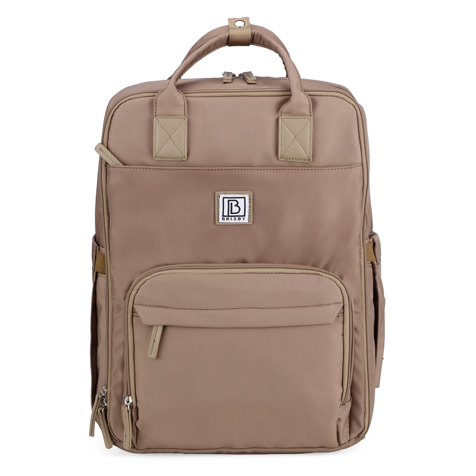 Brisby slijtvaste Luiertas – verzorgingstas – met buggymontage - Rose Gold