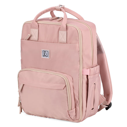 Brisby slijtvaste Luiertas – verzorgingstas – met buggymontage - Soft Pink