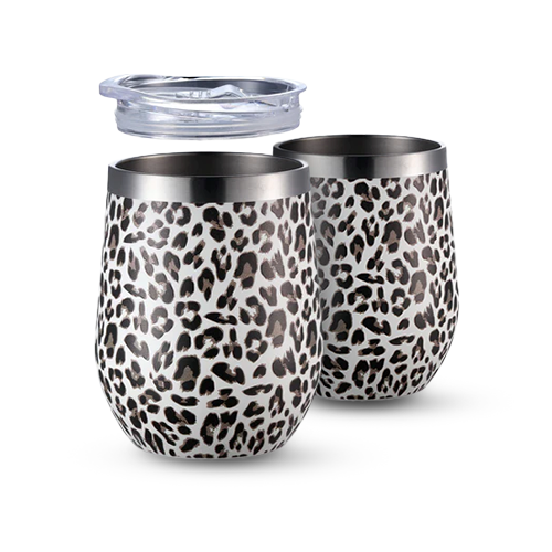 Bardi Thermosbekers 0,3L RVS leo set -  incl. deksels - dubbelwandig