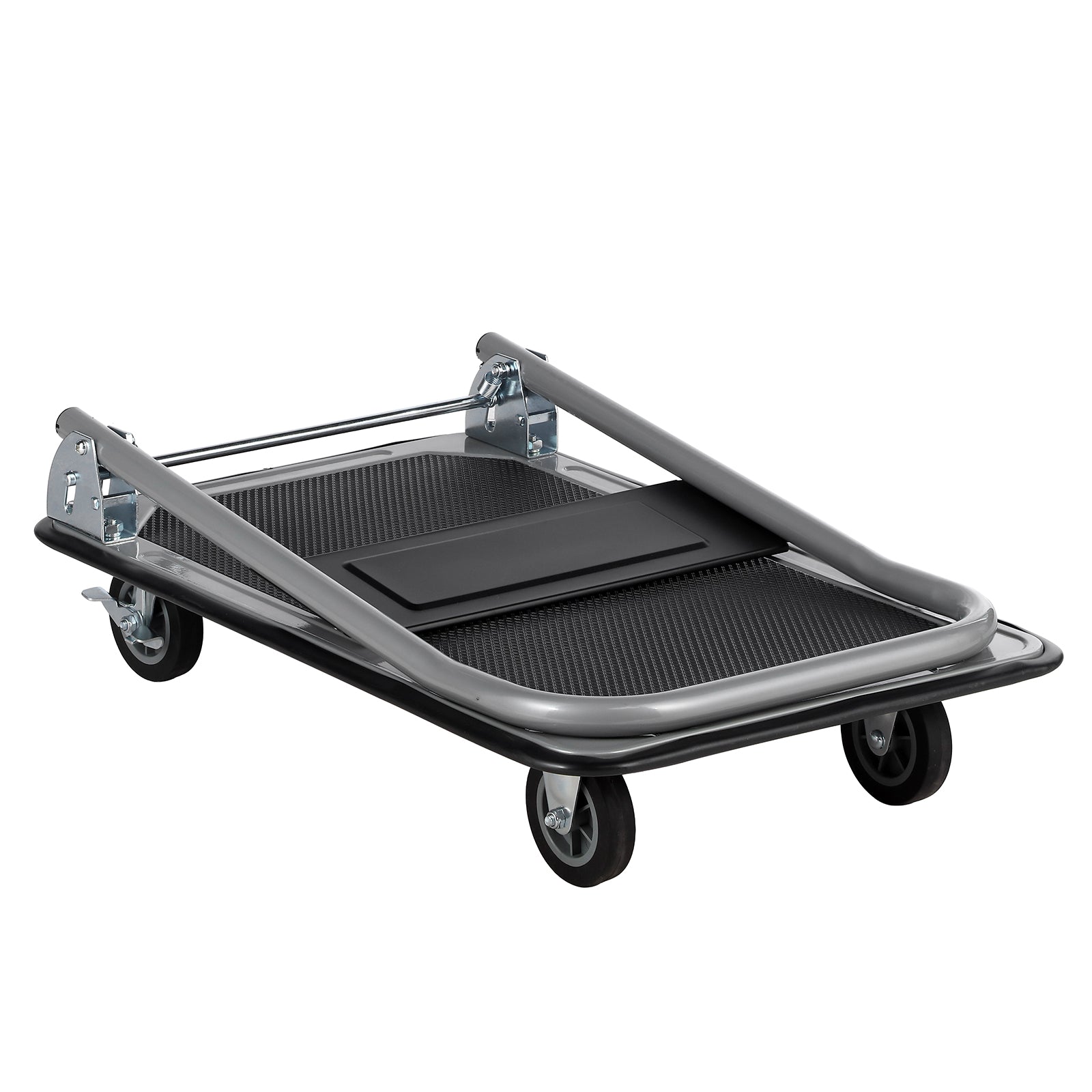 Packaway Professionele Opvouwbare Transportwagen 150 kg – Transportkar met Rem – Antislip Laadplatform – 4 Wielen