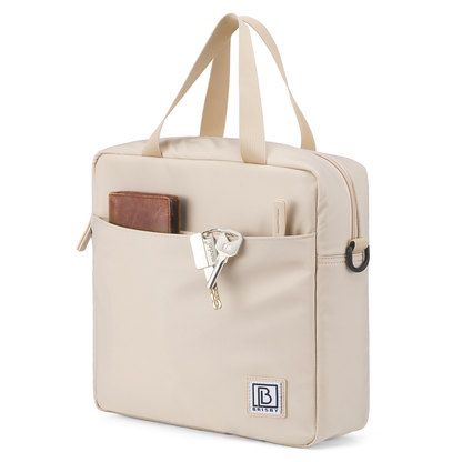 Brisby Koeltas 7L smooth champagne - incl. 2 koelelementen, schouderband