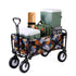 Packaway Opvouwbare Bolderkar van Wasbaar Polyester tot 70KG – 98 x 53 cm – Blokken Patroon