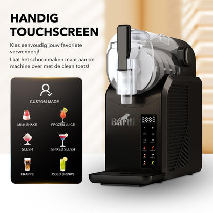 Slushmachine SET - 7-in-1 - slush, frappé, milkshake en smoothie maker - 2,1L - incl. 2 blok thermoscups