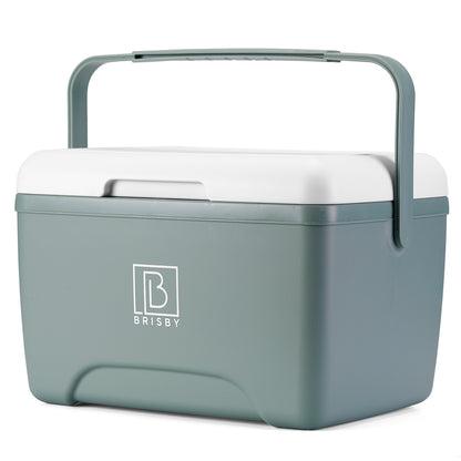 Cool box 45L green - 3 days insulation - 4 cooling elements - temperature-safe closure