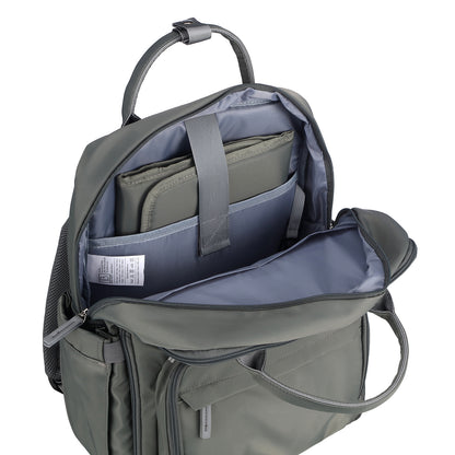 Brisby slijtvaste Luiertas – verzorgingstas – met buggymontage - Mist Green