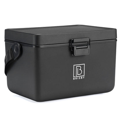 Cool box 12L with carrying strap black - dividers - cutting boards - up to 40 hours insulation - incl. 2 cooling elements of 200ml