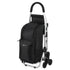 Packaway 35L Boodschappentrolley met 6 Wielen voor Trappen - Klapstoel Functie - Steekwagen Functie - Geïsoleerd - Afneembare Rugzak - Zwart