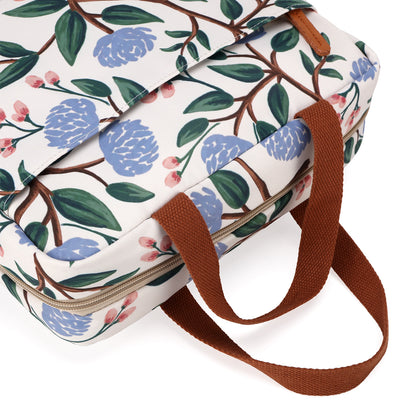 Brisby Koeltas Lunchtas 7L - Inclusief 2 Koelelementen & Schouderband - White Flower
