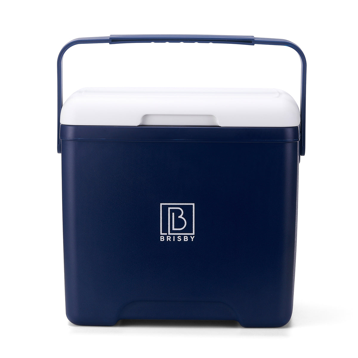 Brisby Koelbox - Frigobox - 13L- Blauw - Tot maximaal 40 uur isolatie - Incl. 2 dikke koelelementen van 450ml - Met koelelementen vergrendeld in deksel en Brisby 500ml Zwarte Dubbelwandige Thermosfles